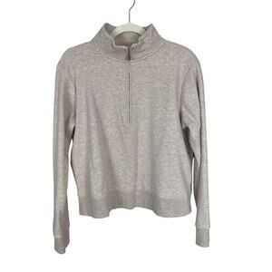 Travis Mathew Cloud Golf Quarter Zip Pullover Tan Size Large Golf Tennis